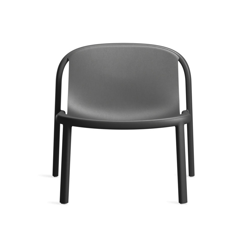 Decade Outdoor Lounge Chair, Black