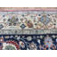 Tapis de zone en laine rouge/bleu 9 pi 11 po x 13 pi 8 po one-of-kind-noué la main Beane