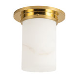 Mineral 8-in Brass Flush Mount