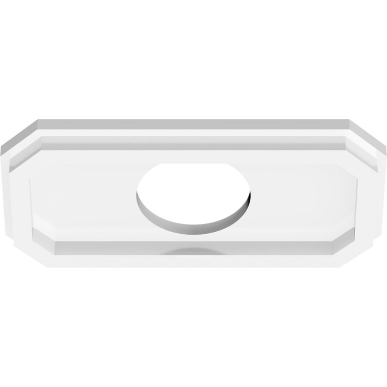 Emerald Architectural Grade PVC Contemporary Ceiling Medallion 3" Inside Diameter