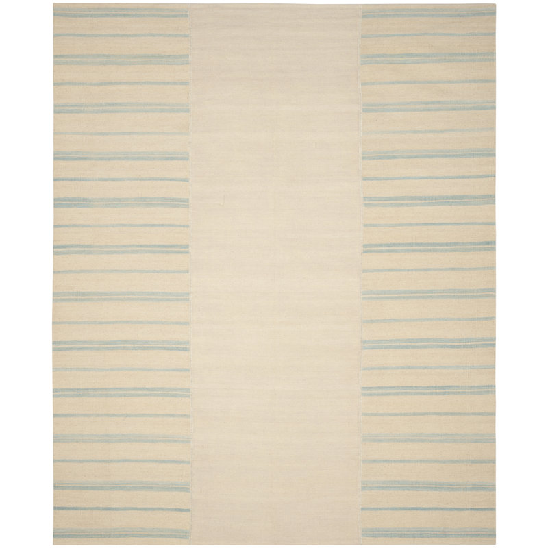Ralph Lauren Sagaponeck Stripe Patch Wool Striped Rug, Rectangle 9' x 12'