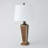 Regency Steel Standard Table Lamp
