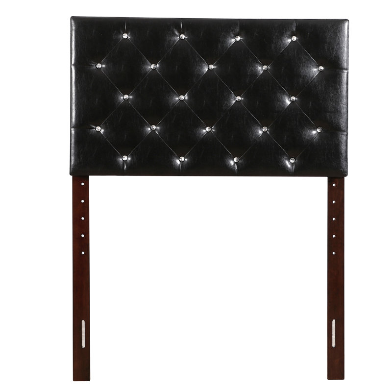 Super Nova G0132-THB Twin Headboard , BLACK, Twin, Black