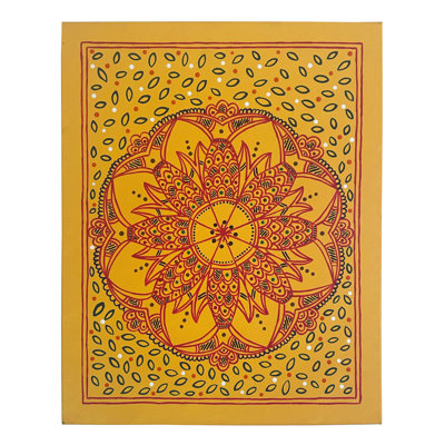 Les huit poissons Mandala | Acrylique sur toile | Par Bharti Singh