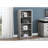 Jessieca Zora 72 Inch Bookcase Etagere, 5 Display Shelves, Modern White Laminate-159610849-159695675