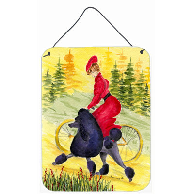 Poodle Painting Print Plaque