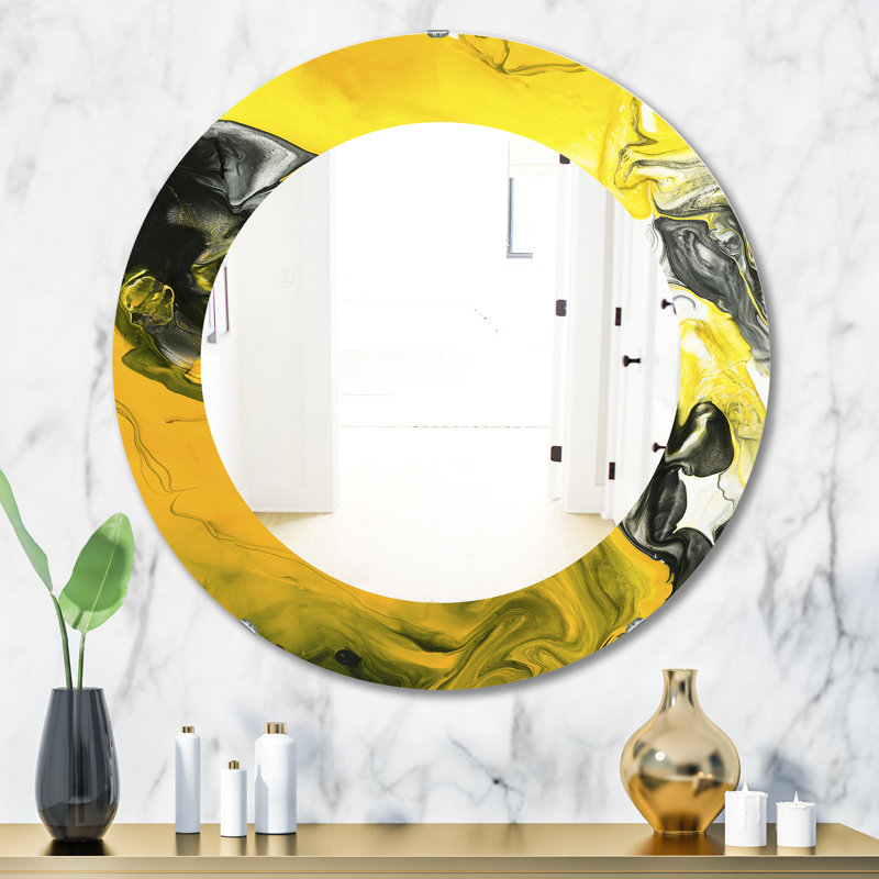 Miroir mural moderne et contemporain, H 31,5 po x l po