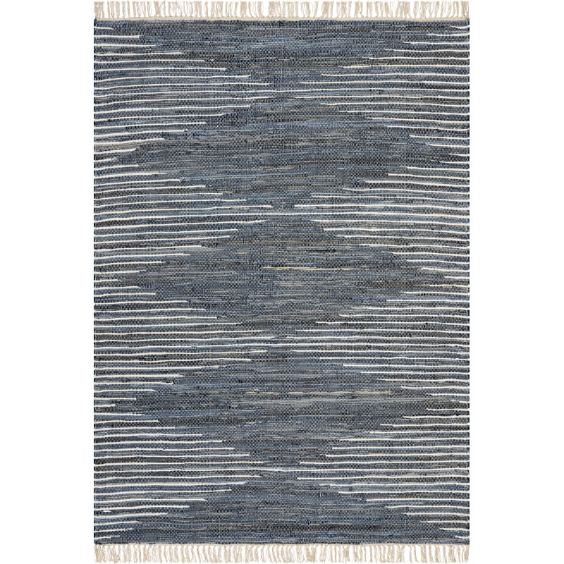 Dira Denim Bohemian Diamond Rug, Runner 2'6" x 8'