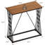  Table de bar, table rectangulaire à hauteur de comptoir de 36 po avec plateau en grain de bois, tables de bar multifonctionnelles et table de vestibule pour la cuisine, la salle à manger et le salon-1318257066