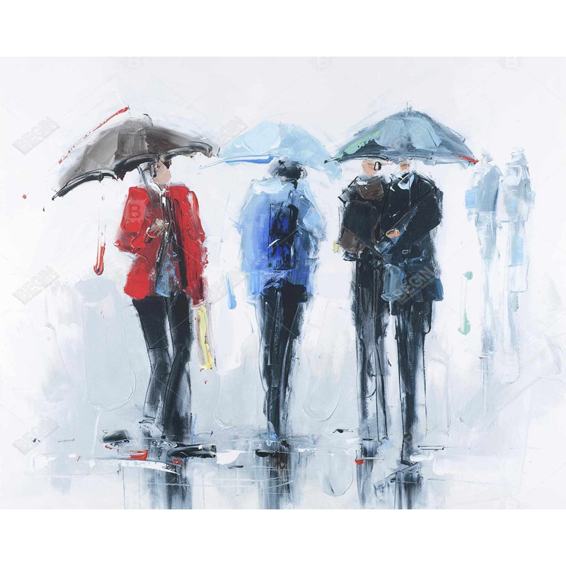 Spring Shower - Contemporary Canvas for Home Decor