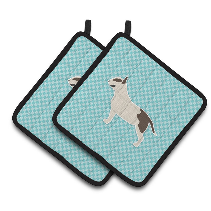 Winston Porter Polyester Potholder, Blue