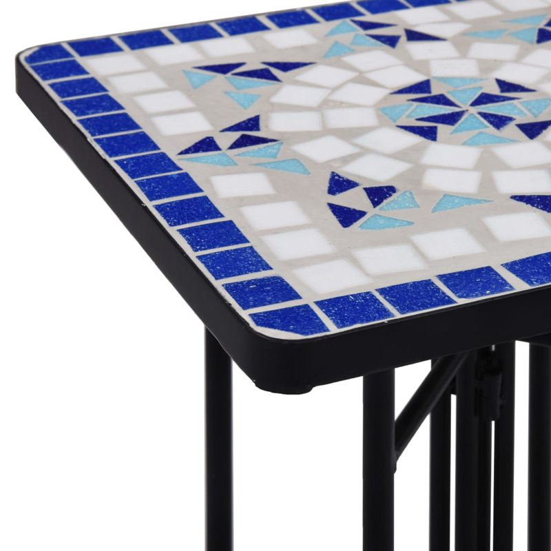 Mehdi Side Table, Blue