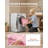 2-In-1 Kids Sofa, Foldable Toddler Soft Couch With Armrests, Made Of 28D Sponge & Short Pile, Convertible Toddler Chair To Lounger, Kid Couch Fold Out For Fun Playtime Or Comfy Lounging, M, Pink-1069329348