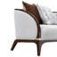 Houston Sofa - Pebble/Walnut