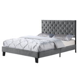Daisy-Rae Upholstered Slat Bed