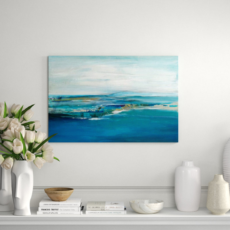 As The Ocean Print by Sara Brown, Outdoor, 40" H x 60" W