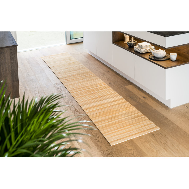 Dix Non-Slip Bath Rug, Runner 50 x 290cm , Nature