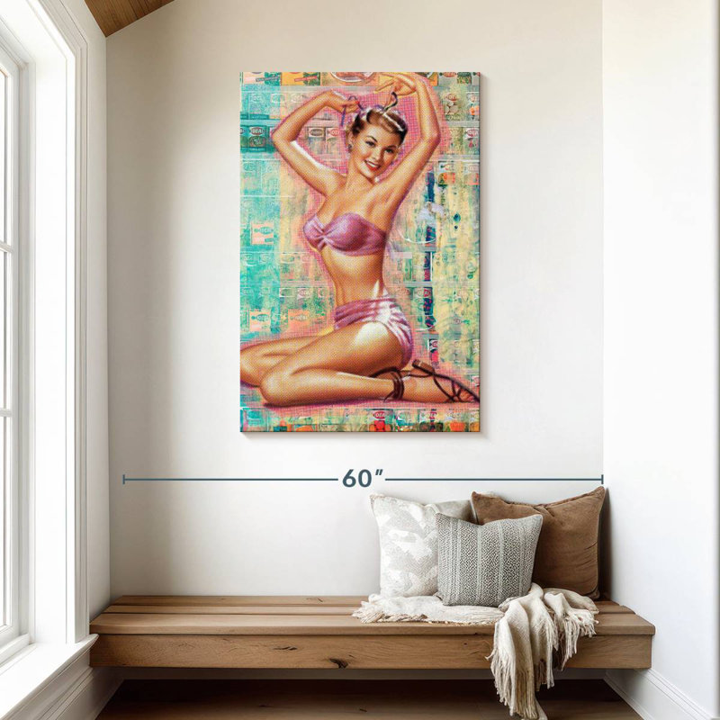 Shuttleworth Pin-Up I, 45" H x 30" W