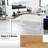 VIVO Electric 71" x 71" Curved Corner Stand Up Desk (E3CB2 Series)-93593344