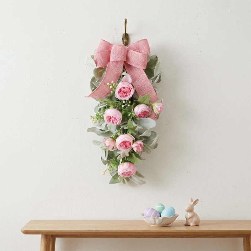 Couronne de rose artificielle