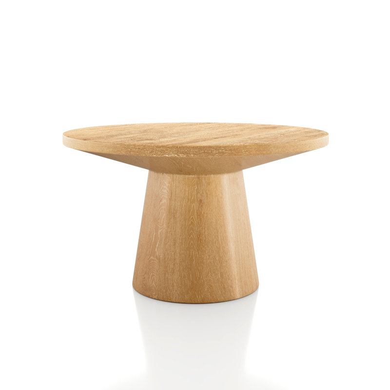 Ensemble de tables basses 3 pièces Astromeritis, 3 pièces: 2 tables de bout, table basse, Bois de chêne