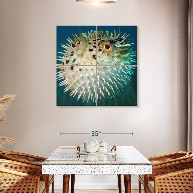 Brampt Puffer Fish, 38'' H x 38'' W
