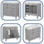 Meuble-lavabo simple 36 po avec comptoir en céramique Passarelli