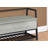 Bench, Entryway, Hallway, Storage, 42" Rectangular,  Laminate,  Metal, Contemporary, Modern-1460510013