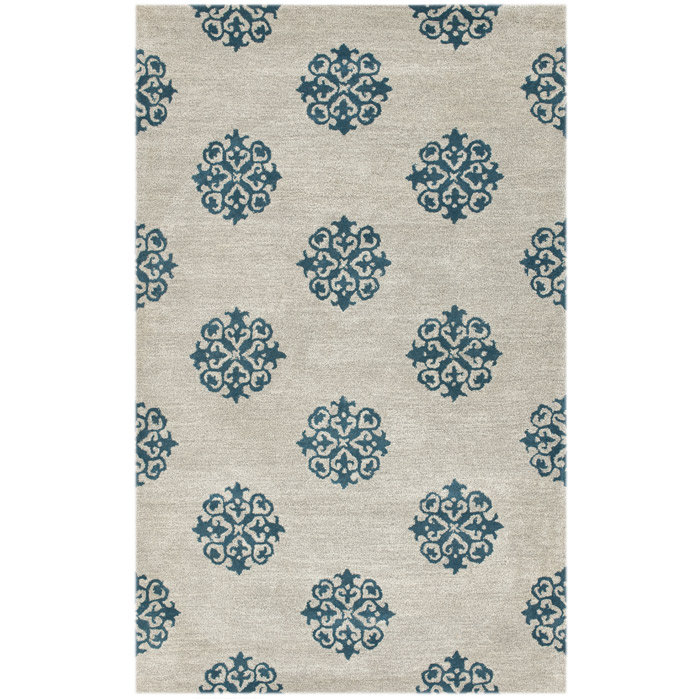 Candelo Hand Tufted Wool Pile Geometric Rug