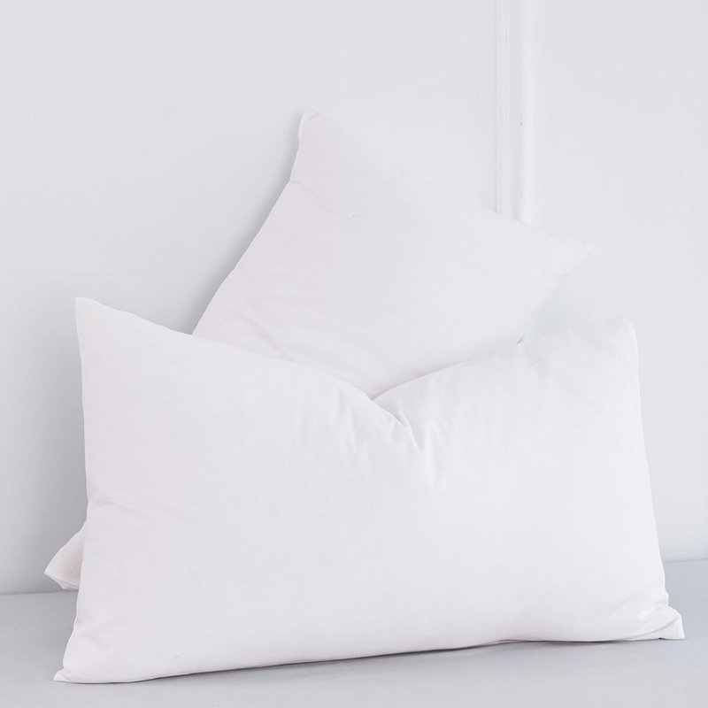 MooMee 100% Washed Cotton Pillowcases Linen Like Textured Breathable Soft, Standard Pillowcase Case Pack, Bright White