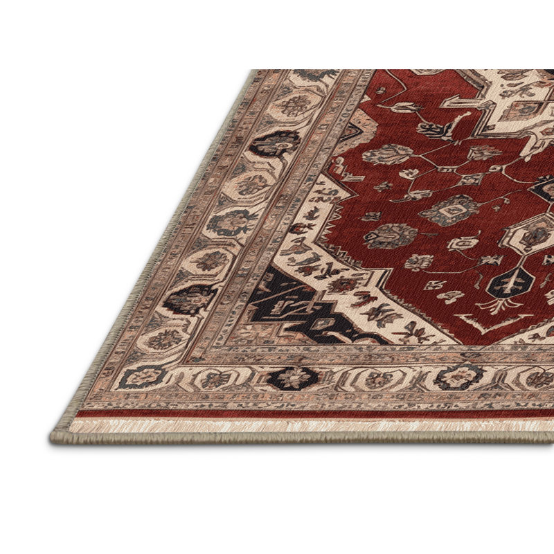 Tapis brun lavable à la machine, Tapis de couloir 2 pi x 4 pi