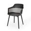 Chaise d'extérieur Dahlia: structure solide, look moderne. Polypropène noir de style l 22,5 po x P 21,5 po. Polypropylène, résistant aux intempéries. Lignes épurées. 33 po x 21,5 po Et stable