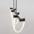 Cascata - 3-Light Island Light - Black/Brushed Brass