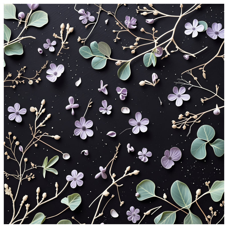 Édredon floral de style scandinave, Très grand lit