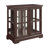 LED Curio Display Cabinet With Adjustable Shelves, Retro Design Quality Showcase For Home Decor And Organization-605095397