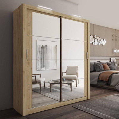 Nastasja 2 Door Manufactured Wood Wardrobe