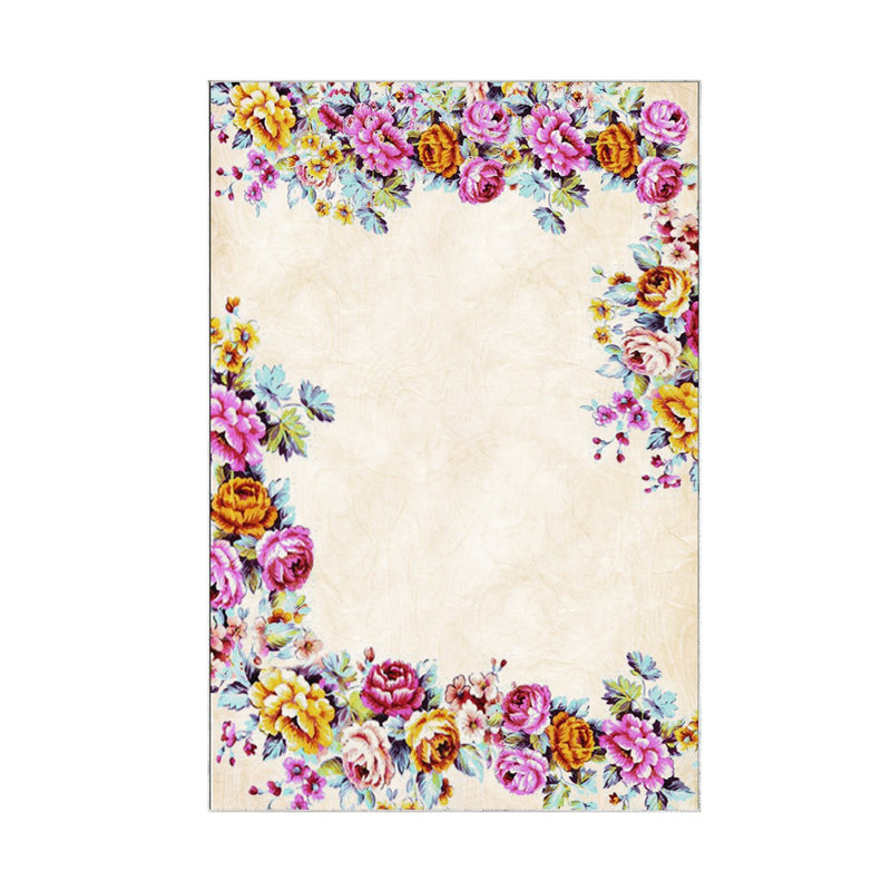 Pink Carpet Area Rug, 3.9 x 5.9 Feet | 100% Polyamide, 850 g/m² | Pile Height: 0.08 Inches | Non-Slip Underside, Machine Washable, Easy Clean Fabric | Perfect for Living Room, Bedroom, and Kids' Rooms