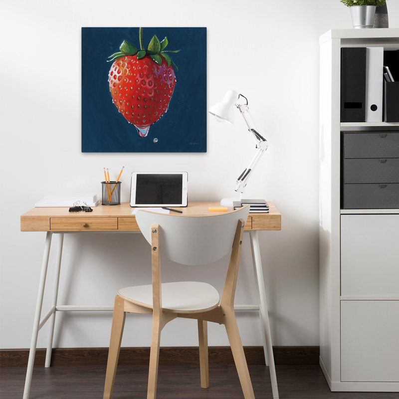 «The Most Strawberry», art contemporain, H 18 po x l 18 po