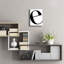 Art mural en verre acrylique "E Is For Easier On White" par Mercedes Lopez, Wrought Studio ™-2135885549