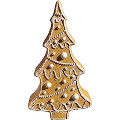 PMU Christmas Light-Up Gingerbread Tree - Blow Mold Plastic Statue I - 28 Inch Gingerbread Tree