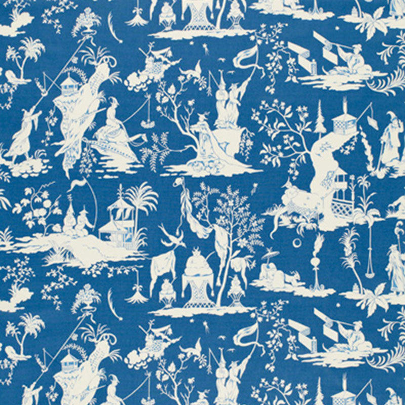 Starry Night Fabric, China Blue