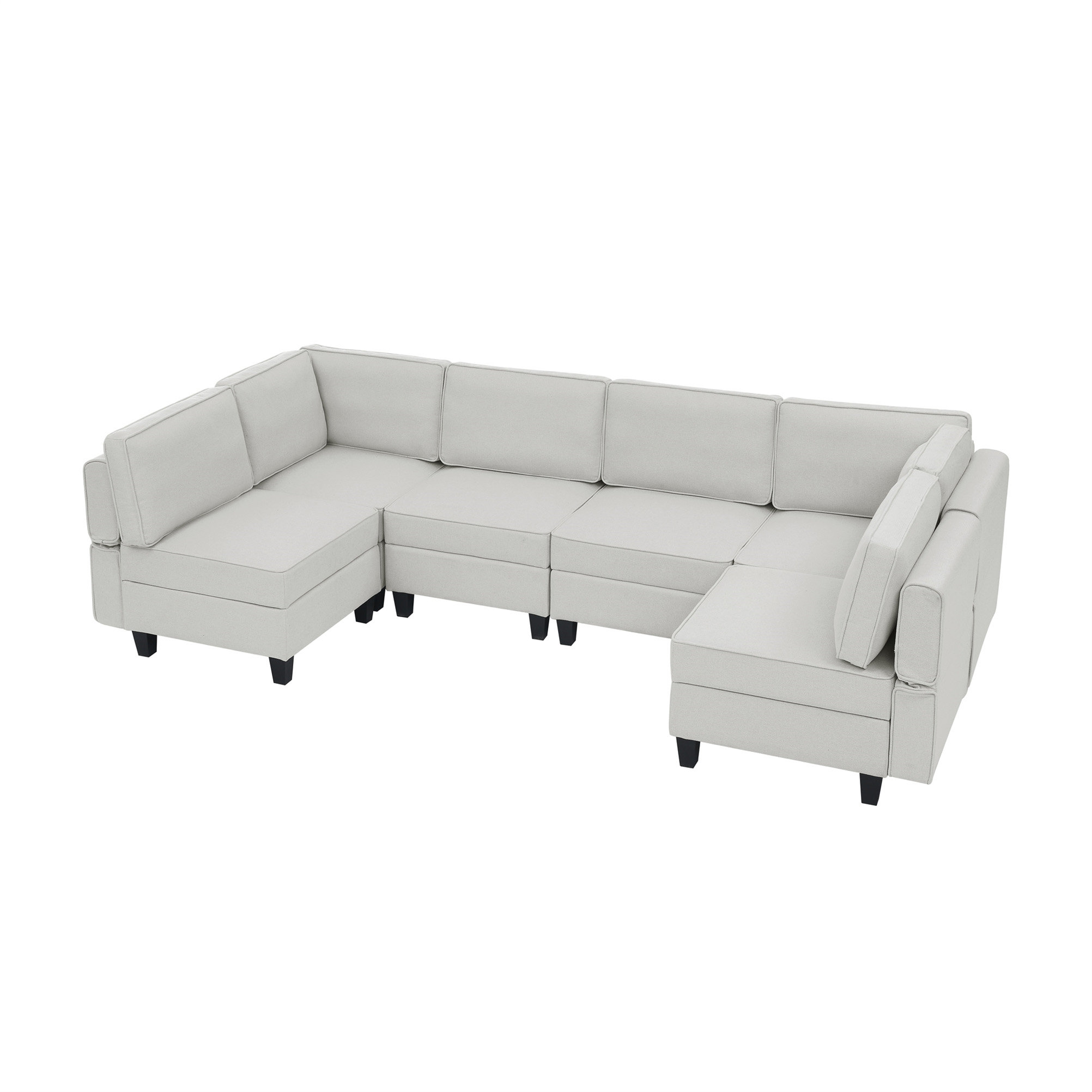Ebern Designs Modular Sectional Sofa,U Shaped Sectional Sofa Couch with