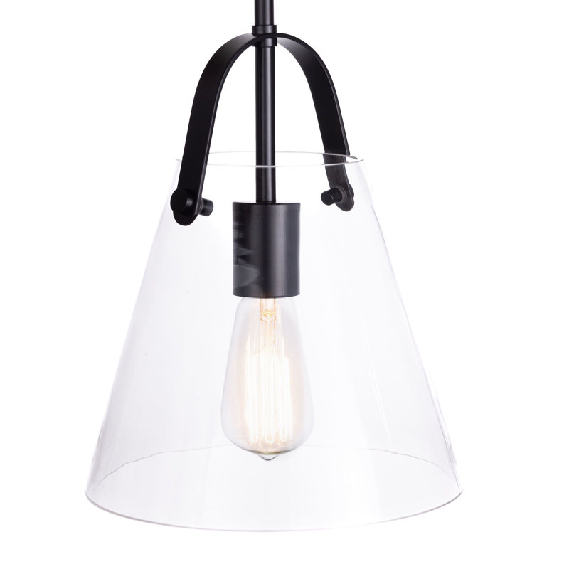 Luminaire suspendu 1 lumière Krusoe, Or doux