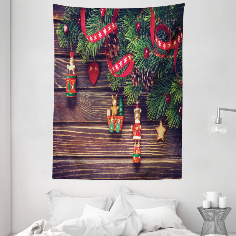 Tapisserie de Noël en polyester, H 80 po x l 60 po