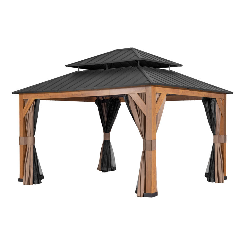 15 Ft. X 13 Ft. Aluminum Patio Gazebo