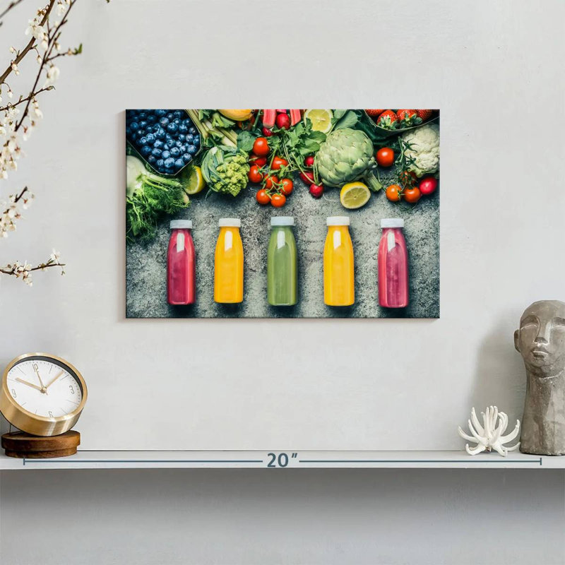 Yarlin Fresh Fruit Juices, 8" H x 12" W