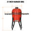 Barbecue Kamado de 21 po Kalamera