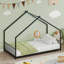 Lit à structure de toit en fer pour enfants, conception à profil bas robuste et sécuritaire-809782533-809782530