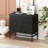 Wood Console Table with Metal Leg ,Door Handles