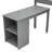 Low Study Twin Loft Bed with Cabinet and Rolling Portable Desk-917339902